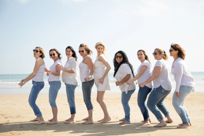 copines et la future mariée