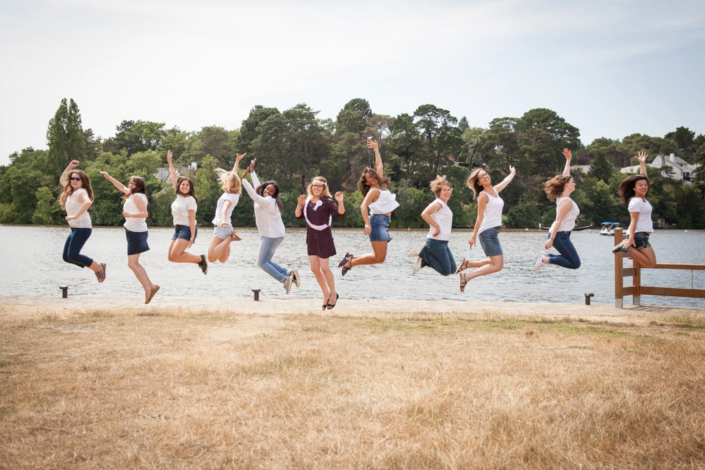 groupe des filles séance evjf